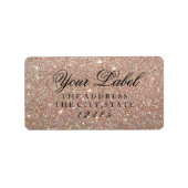 Uw eigen label - Roos Gold Glitter Fab (Voorkant)