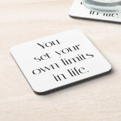 Uw eigen limiet hard Onderzetter (Linkerzijde)