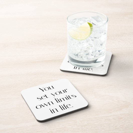 Uw eigen limiet hard Onderzetter (Rechterzijde)