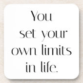 Uw eigen limiet hard Onderzetter (Voorkant)