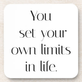 Uw eigen limiet hard Onderzetter