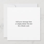 Uw eigen Logo en  Circulaire tekst Notitiekaartje (Achterkant)