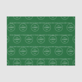 Uw eigen logo hier bedrijf groen Tissue Paper Tissuepapier