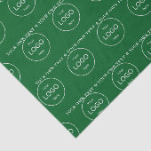 Uw eigen logo hier bedrijf groen Tissue Paper Tissuepapier (Detail)