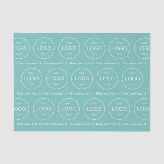 Uw eigen logo hier bedrijf Tissue Paper Tissuepapier (Voorkant)