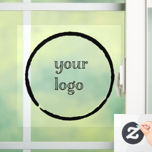 Uw eigen Logo of foto Raamsticker (Huis)