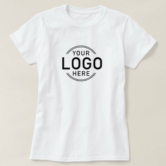 Uw eigen Logo voor- en achterbedrijf T-shirt (Design voorkant)