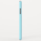 Uw eigen naam of woord | Soft Sky Blue Case-Mate iPhone Case (Achterkant/rechts)