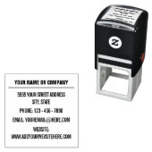 Uw eigen ontwerp Aangepast adres Zelfinktstempel Zelfinktende Stempel (In situ)