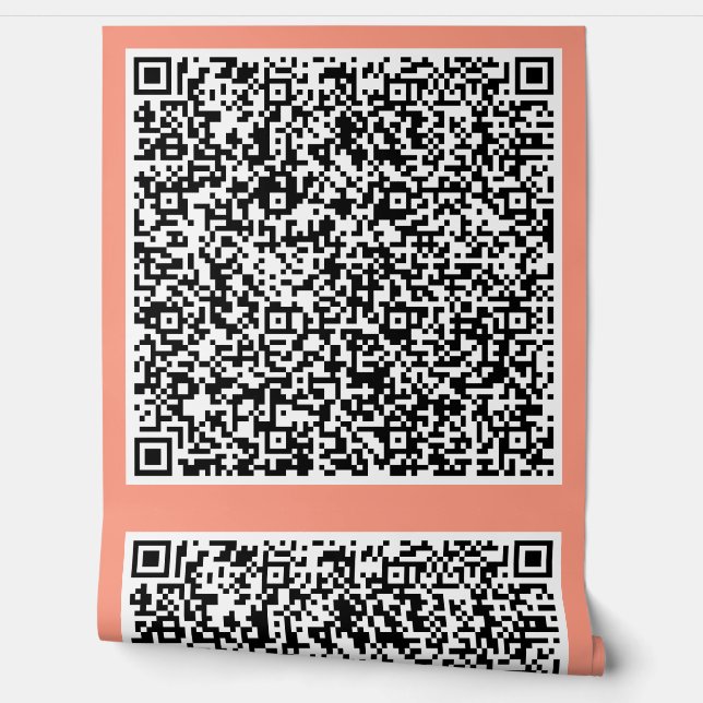 Uw eigen ontwerp aangepaste kleuren QR code scanin Behang (Afrollen)