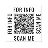Uw eigen ontwerp aangepaste QR-code zelfinktstempe Zelfinktende Stempel (Design)