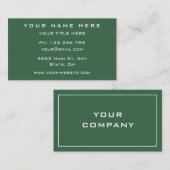 Uw eigen ontwerp gepersonaliseerd Visitekaartje (Voorkant / Achterkant)