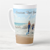 Uw eigen ontwerp Photo Latte Mok met aangepaste te (Linkerhoek)