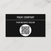 Uw eigen ontwerp QR-code Visitekaartje voorbeeld (Voorkant)