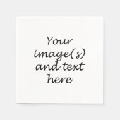 Uw eigen ontwerp - servetten (Voorkant)