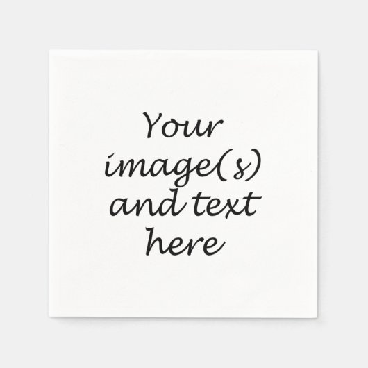 Uw eigen ontwerp - servetten (Voorkant)