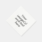 Uw eigen ontwerp - servetten (Hoek)