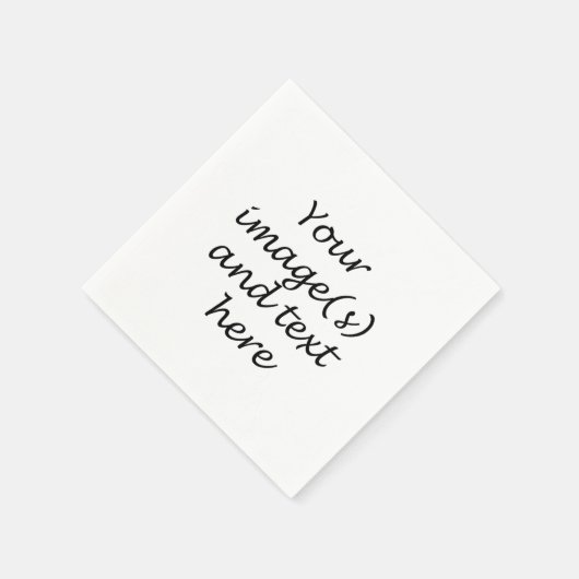 Uw eigen ontwerp - servetten (Hoek)