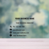 Uw eigen ontwerp zakelijke acryl teken bord (Neutraal)