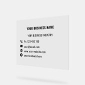 Uw eigen ontwerp zakelijke acryl teken bord (Hoek)