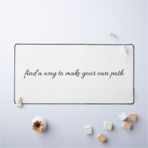 Uw eigen Path Desk Mat