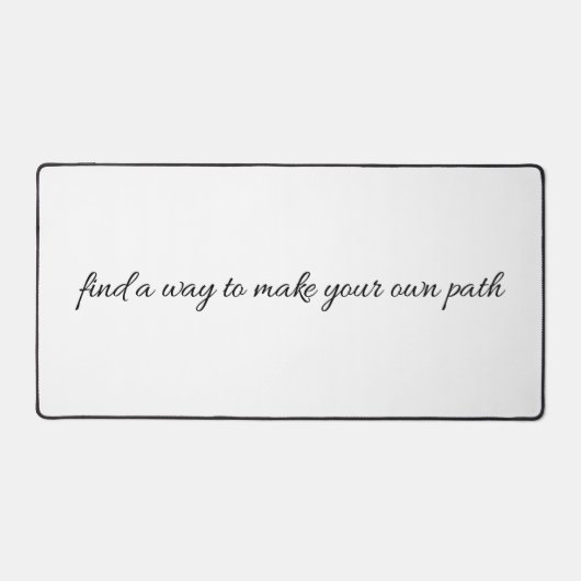 Uw eigen Path Desk Mat (Voorkant)