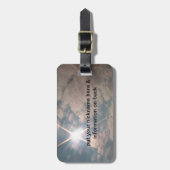 uw eigen persoonlijke naam & info sky - bagagelabe bagagelabel (Voorkant verticaal)