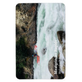 Uw eigen rivierfoto met bijschrift magneet (Verticaal)