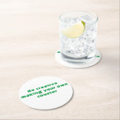 uw eigen ronde kartonnen onderzetter (Insitu)