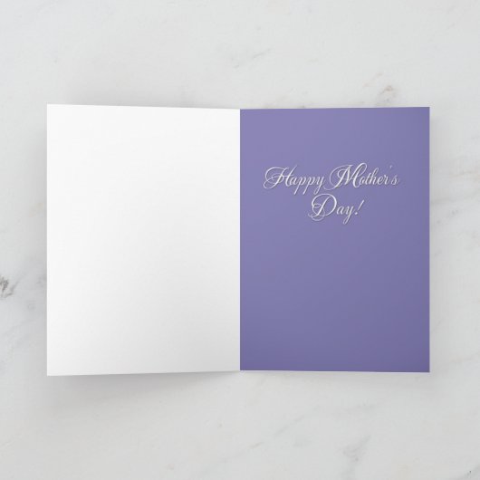 Uw Eigen Soort Mooie Pug van het Moederdag Kaart (Binnen)