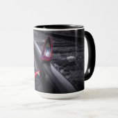 Uw eigen sporen rode hoofdspoorweg mok (Voorkant rechts)