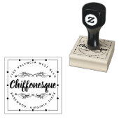 Uw eigen unieke adres en bedrijfsnaam aanpassen rubberstempel (Gestempeld)