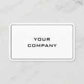 Uw eigen Visitekaartje voor ontwerpkleuren en lett (Voorkant)