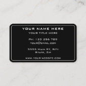 Uw eigen Visitekaartje voor ontwerpkleuren en lett (Achterkant)