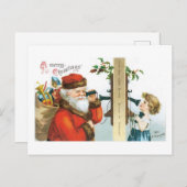 Uw eigen wens - Wish I Thee - Ellen Clapsaddle Feestdagenkaart (Voorkant / Achterkant)