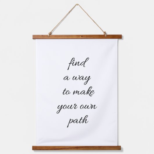 Uw eigen Wood van de Weg van de Weg Onderworpen Wa Hangend Wandkleed (Voorkant)