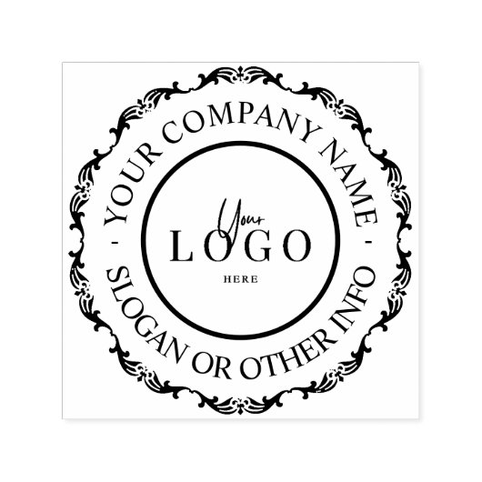 Uw Eigen Zakelijke Logo Gepersonaliseerd Zelfinktende Stempel (Design)