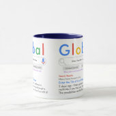 Uw eigen zoekmachine Grappig 11oz Mok (Midden)