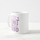 UW ENIGE GRENS IS UW GEZICHT KOFFIEMOK (Voorkant links)