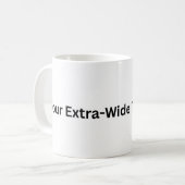 Uw extra brede treinfoto koffiemok (Voorkant links)