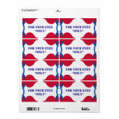 UW EYES ONLY-LABEL ETIKET (Full Sheet)