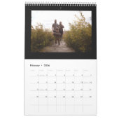 Uw Familie Aangepaste Fotokalender Zwart 2026 Kalender (Feb 2026)