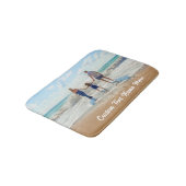 Uw Familie Foto Badmat met Aangepaste Tekst (Gekanteld)