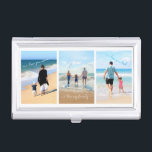 Uw familie foto Collage visitekaartje Case Gift Visitekaarthouder<br><div class="desc">Visitekaartkoffers met aangepaste fotocollage Familie Liefde Gepersonaliseerde tekst - Moeder / Vader / Kinderen / Ouders / Paar - Modern aangepaste foto's Uniek Uw eigen ontwerp - Speciale familie / vrienden of persoonlijke Visitekaartje hoesje cadeau - Voeg uw foto's en tekst - Naam / favoriete achtergrond - Elementen en tekstkleuren...</div>