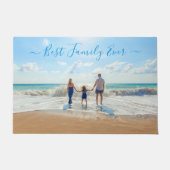 Uw familie foto deurmat tekst - beste familie ooit (Voorkant)
