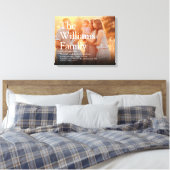 Uw familie foto en definitie modern canvas afdruk (Insitu (Slaapkamer))