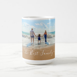 Uw familie Foto Koffie Mok Tekst De Beste Familie