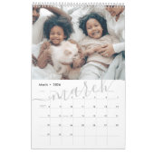 Uw familie foto maand per maand gepersonaliseerd kalender (Mar 2026)
