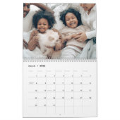 Uw familie foto maand per maand gepersonaliseerd kalender (Mar 2026)