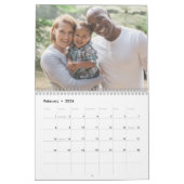 Uw familie foto maand per maand gepersonaliseerd kalender (Feb 2026)